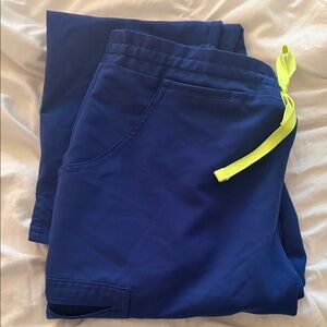 Figs Scrub Pants, Yola, Electric Blue, MP